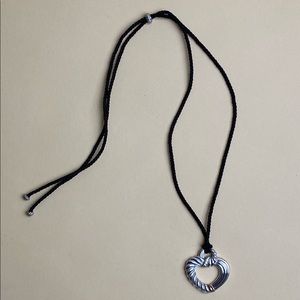 Judith Ripka Sterling Silver, Diamonique, 18k Gold, Pendant Necklace